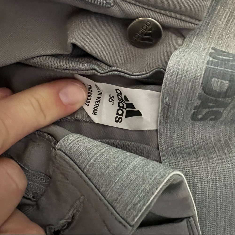Adidas Gray Performance Shorts - image 3